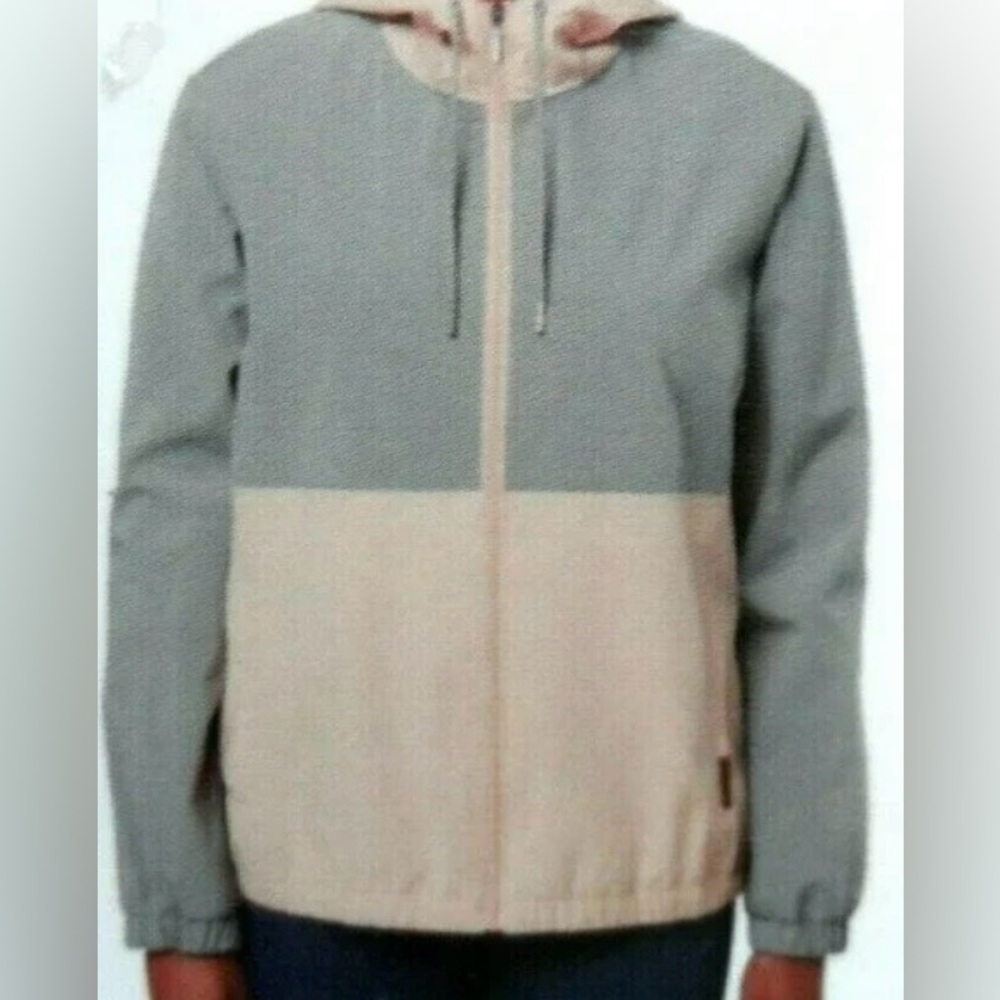 Voyager-Women's Lightweight Windbreaker Rain Jacket w/ Hood Sz MEDIUM